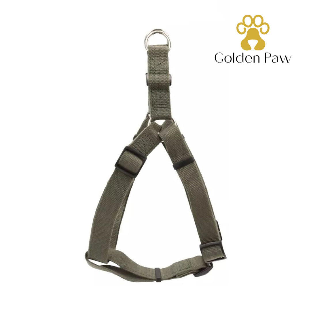 Golden Paw - Dog Harness Forest Green - Small