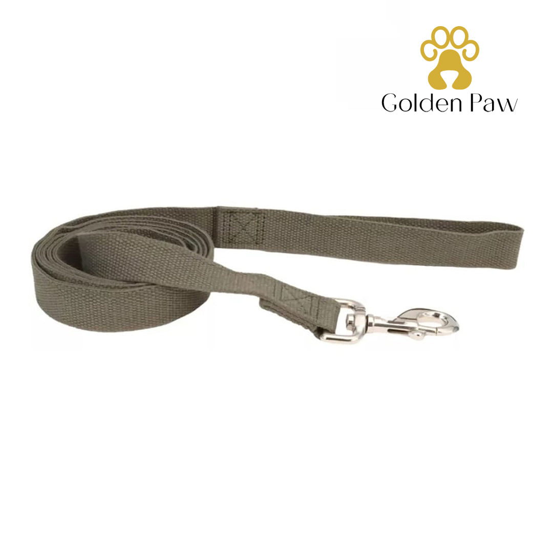 Golden Paw - Dog Lead Forest Green - 6 feet x 5/8"W