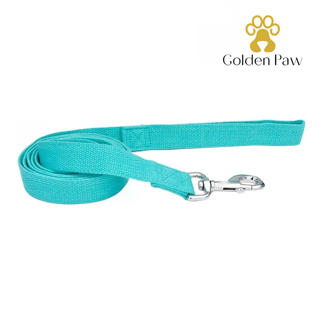 Golden Paw - Dog Lead Mint Green - 6 feet x 5/8"W